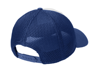 NE204 New EraSnapback Contrast Front Mesh Cap White/Royal