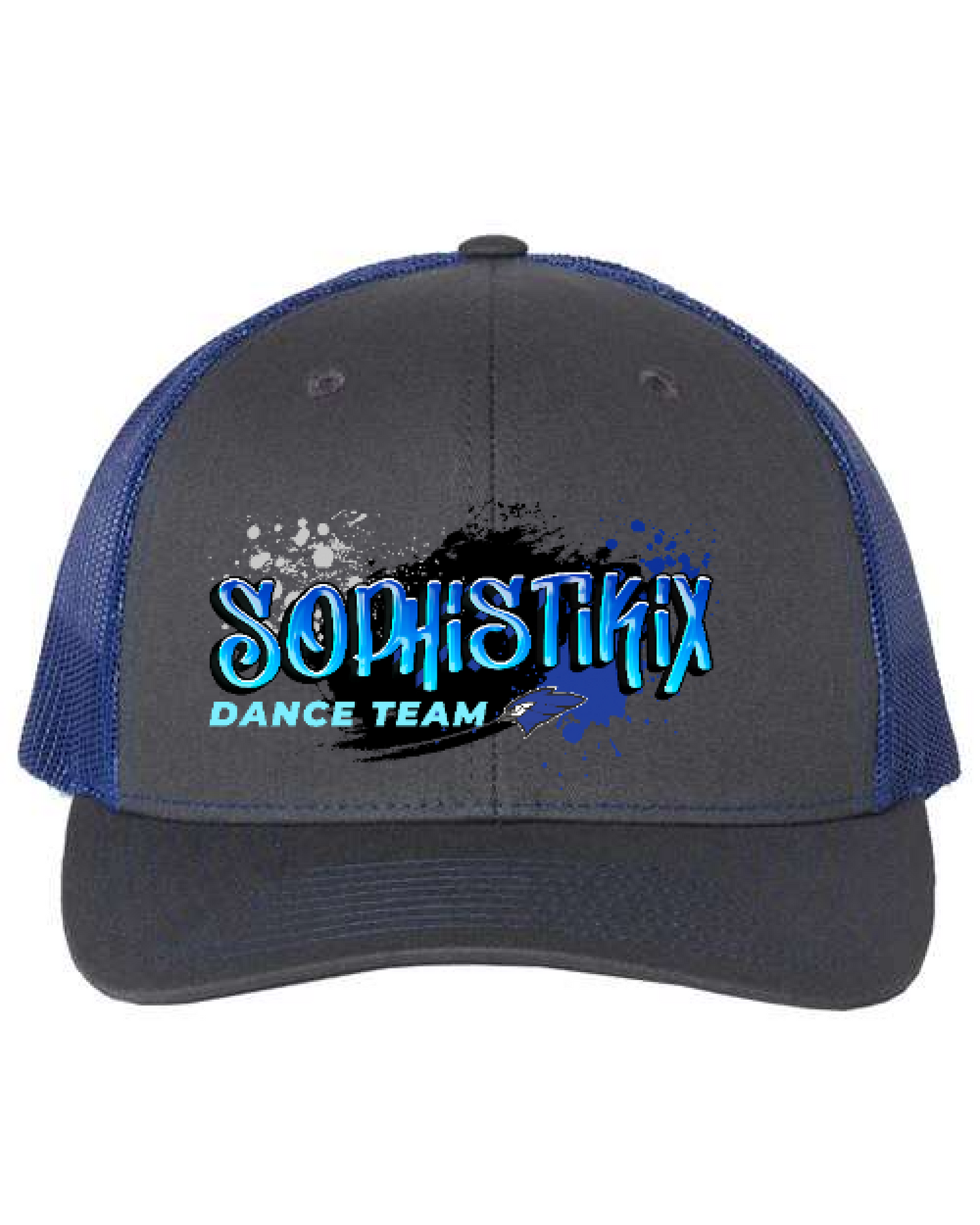 Front Design - Charcoal/ Royal