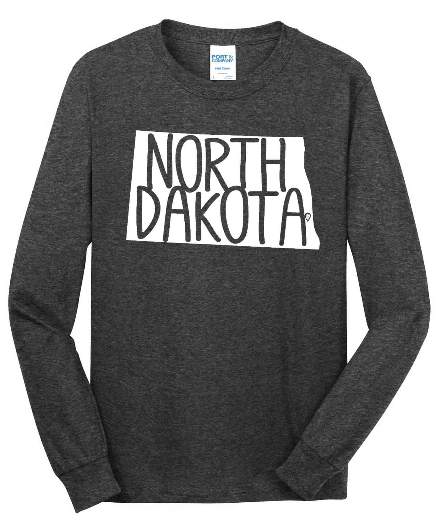 Front Design - Dark Heather Grey