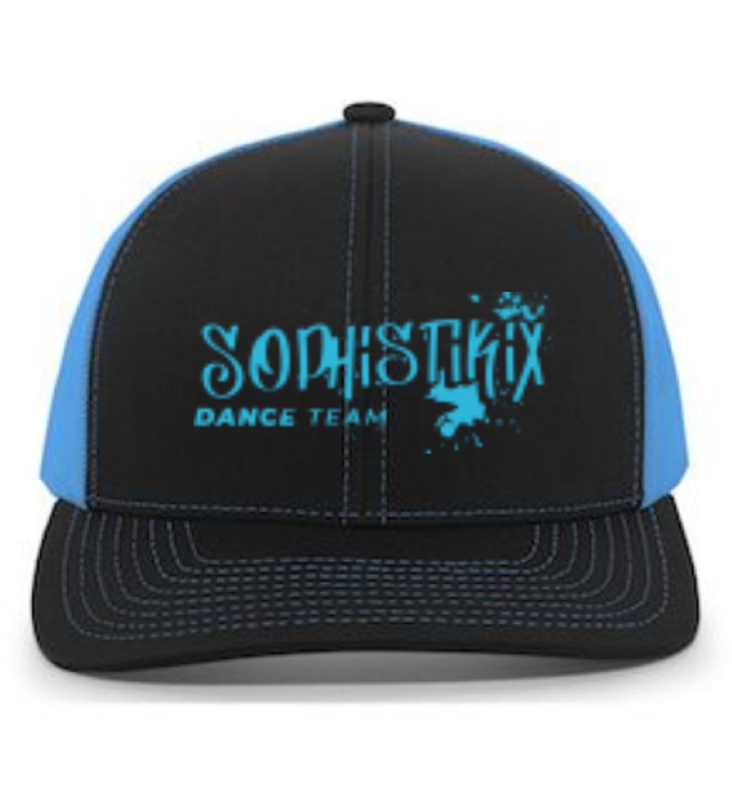 BLACK NEON BLUE BLACK - front