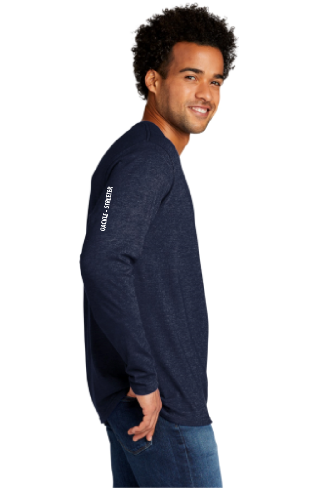 TeamNavyHt - sleeveleft