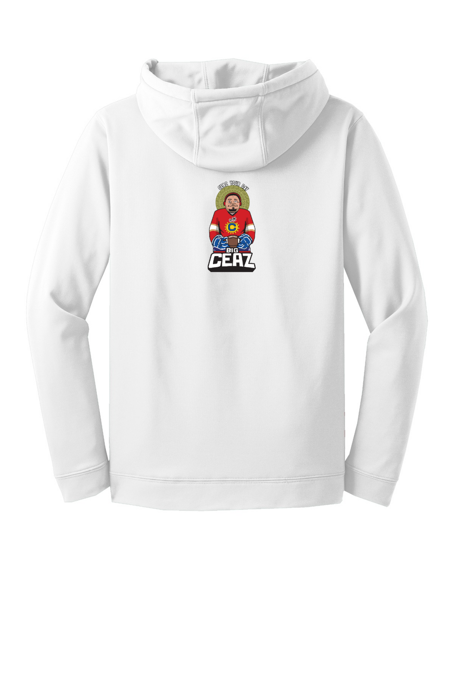 Bizzy Boooy! White Wick Fleece Hooded Pullover. F244