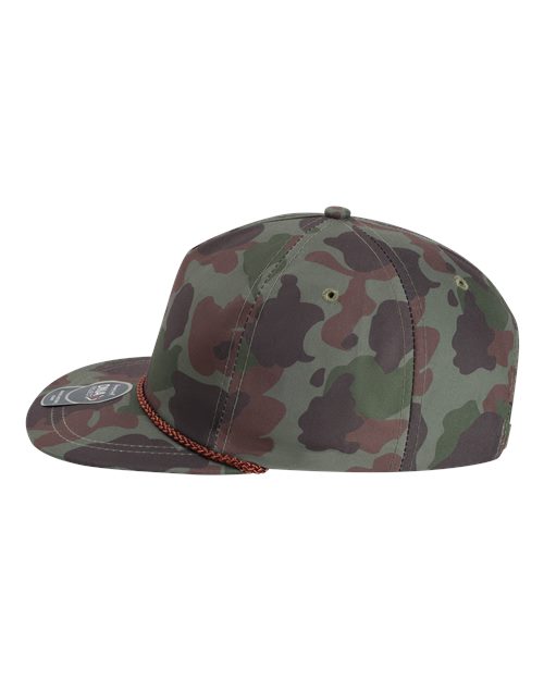 Left Design - Frog Skin Camo/ Green