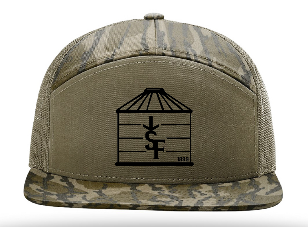168P Richardson Printed 7-Panel Trucker
