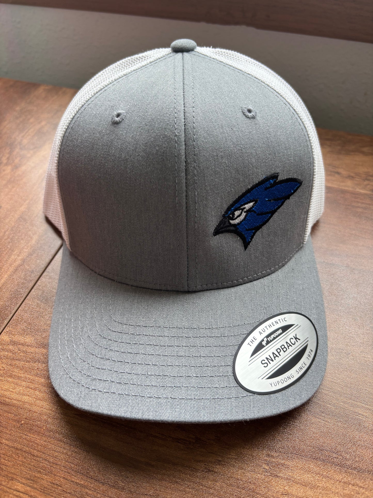 BlueJay STC39 Sport-Tek Cap - HeatherGrey/White