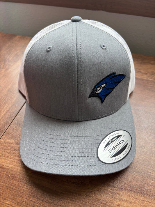 BlueJay STC39 Sport-Tek Cap - HeatherGrey/White