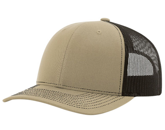 Richardson 112 Trucker Cap Khaki/Coffee