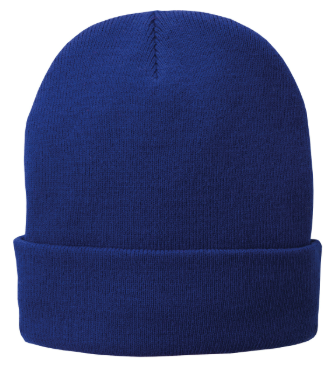 Port &amp; Company Fleece-Lined Knit Cap Athletic Royal CP90L