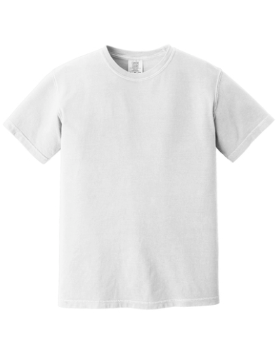 1717 Comfort Colors  Heavyweight Ring Spun Tee WHITE