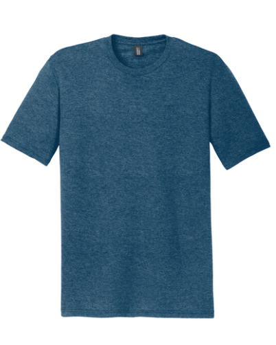DM130 TRI BLEND BLANK - HEATHERED NEPTUNE BLUE