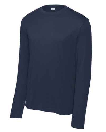 ST350LS Sport-Tek Long Sleeve PosiCharge Competitor Tee - TRUE NAVY