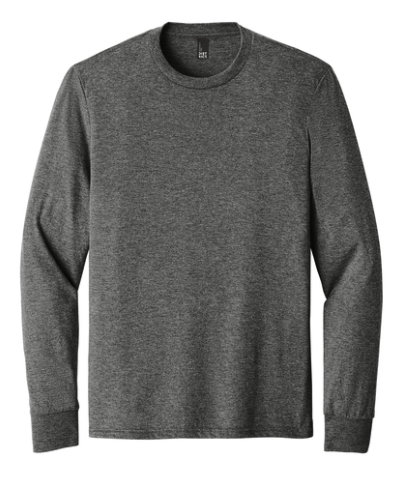 DM132 District  Perfect Tri  Long Sleeve Tee - GREY FROST