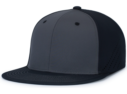 ES471 Perforated PacFlex Cap - Graphite / Black