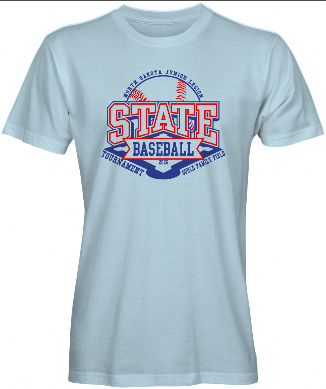 North Dakota Junior Legion State Baseball Tee. DM130