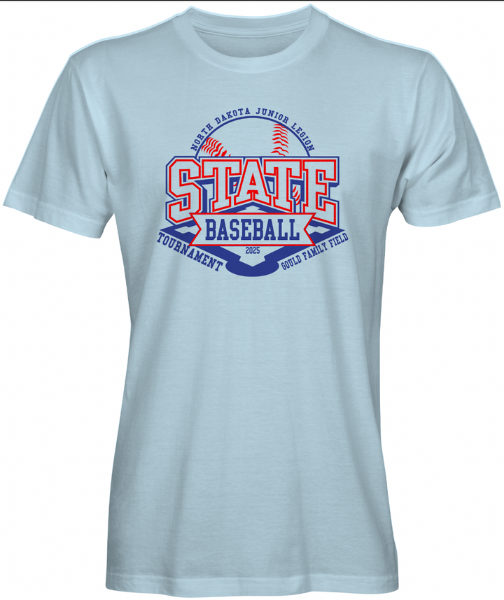 North Dakota Junior Legion State Baseball Tee. DM130