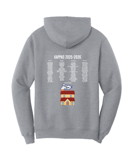 KAPPA ADULT Core Fleece Pullover Hooded Sweatshirt. PC78H