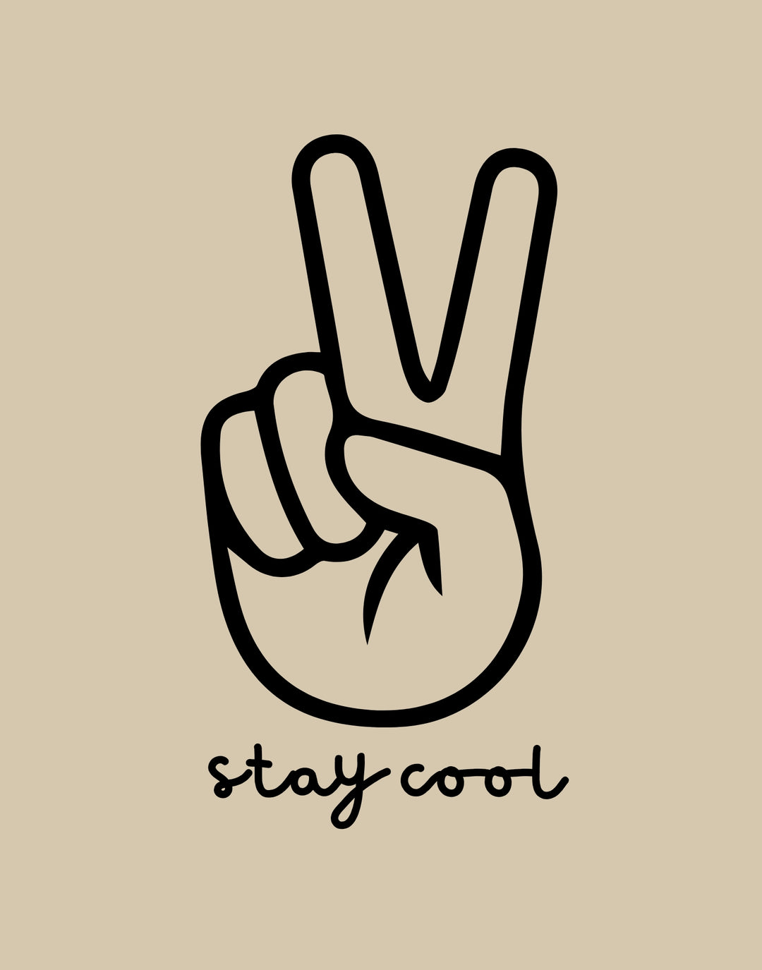 PEACE SIGN POSTER