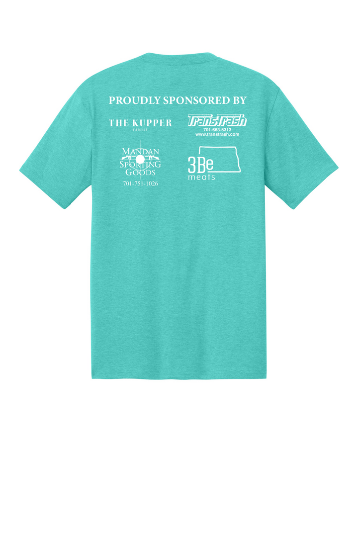 Back Design - Aqua Heather