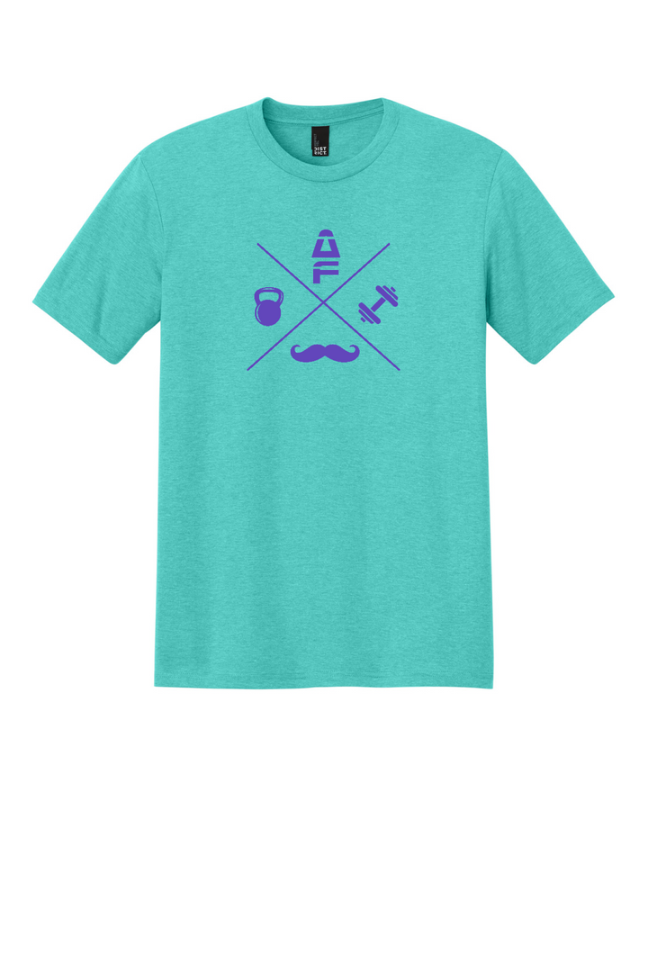 Front Design - Aqua Heather