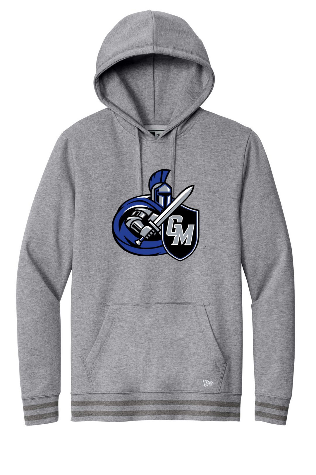 Front Design - Athletic Heather/ Dark Heather Grey