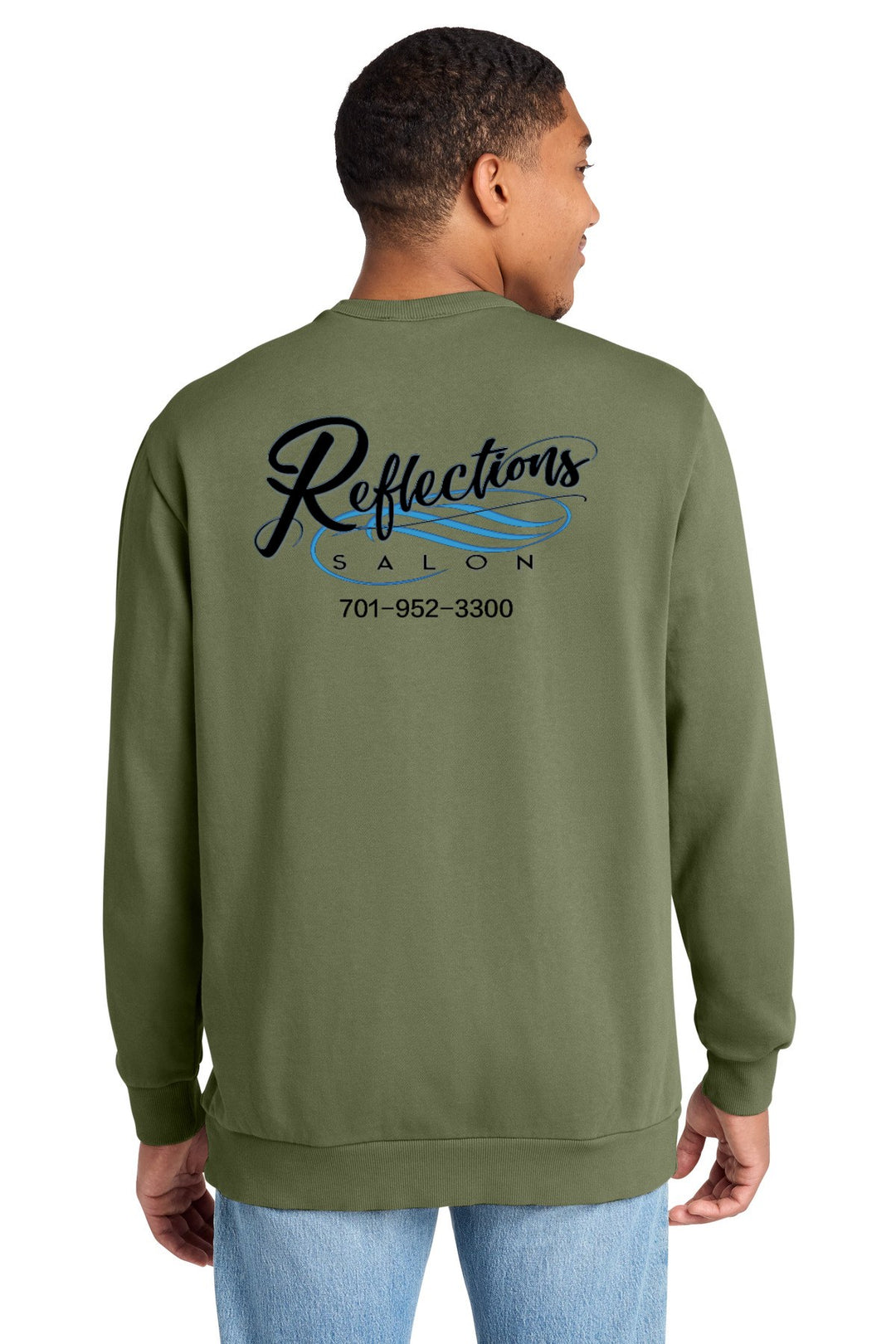 Reflections District Wash Fleece Crew DT2204