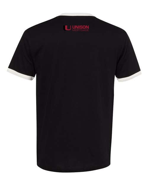 Unison Mortgage Unisex Cotton Ringer T-Shirt 3604