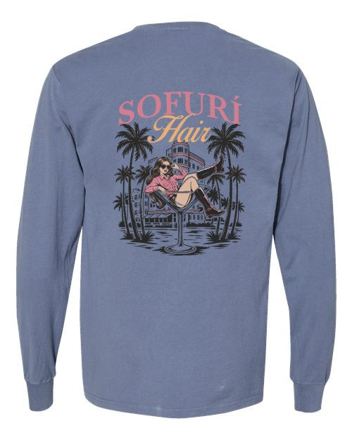 Reflections Unisex Garment-Dyed Long Sleeve T-Shirt GHD200
