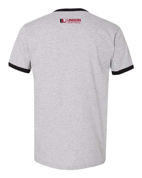 Unison Mortgage Unisex Cotton Ringer T-Shirt 3604