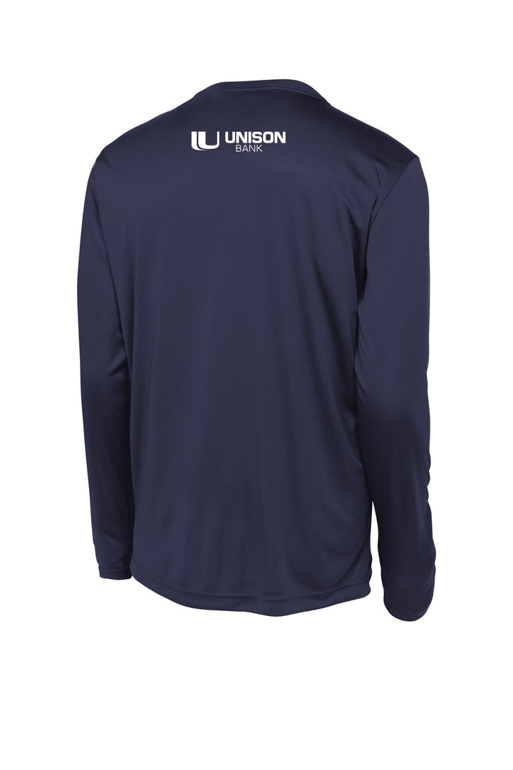 Unison Bank Sport-Tek Long Sleeve PosiCharge Tee. ST350LS