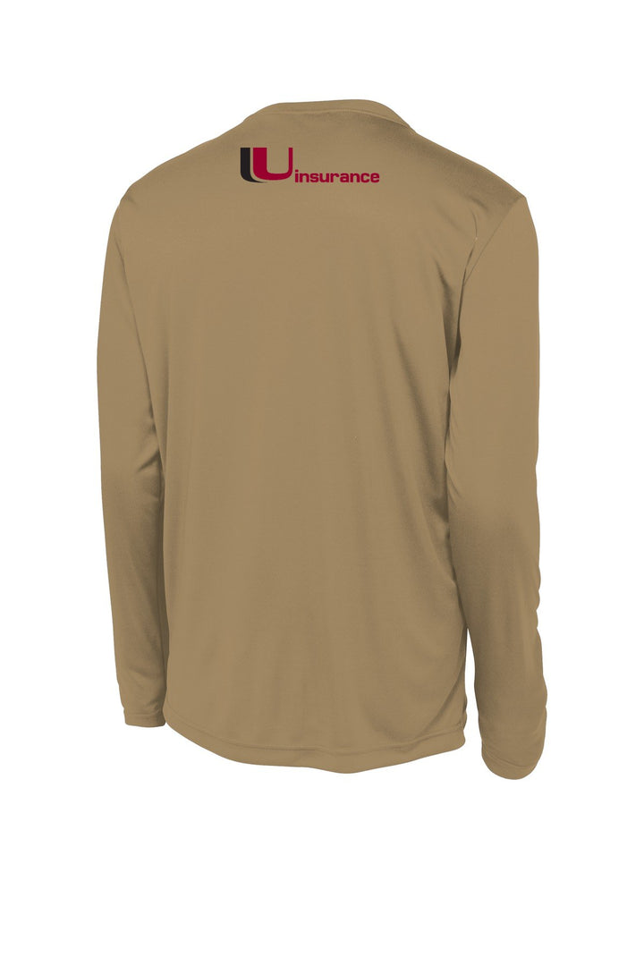 Uinsurance Sport-Tek Long Sleeve Competitor Tee. ST350LS (Front&amp;Back)