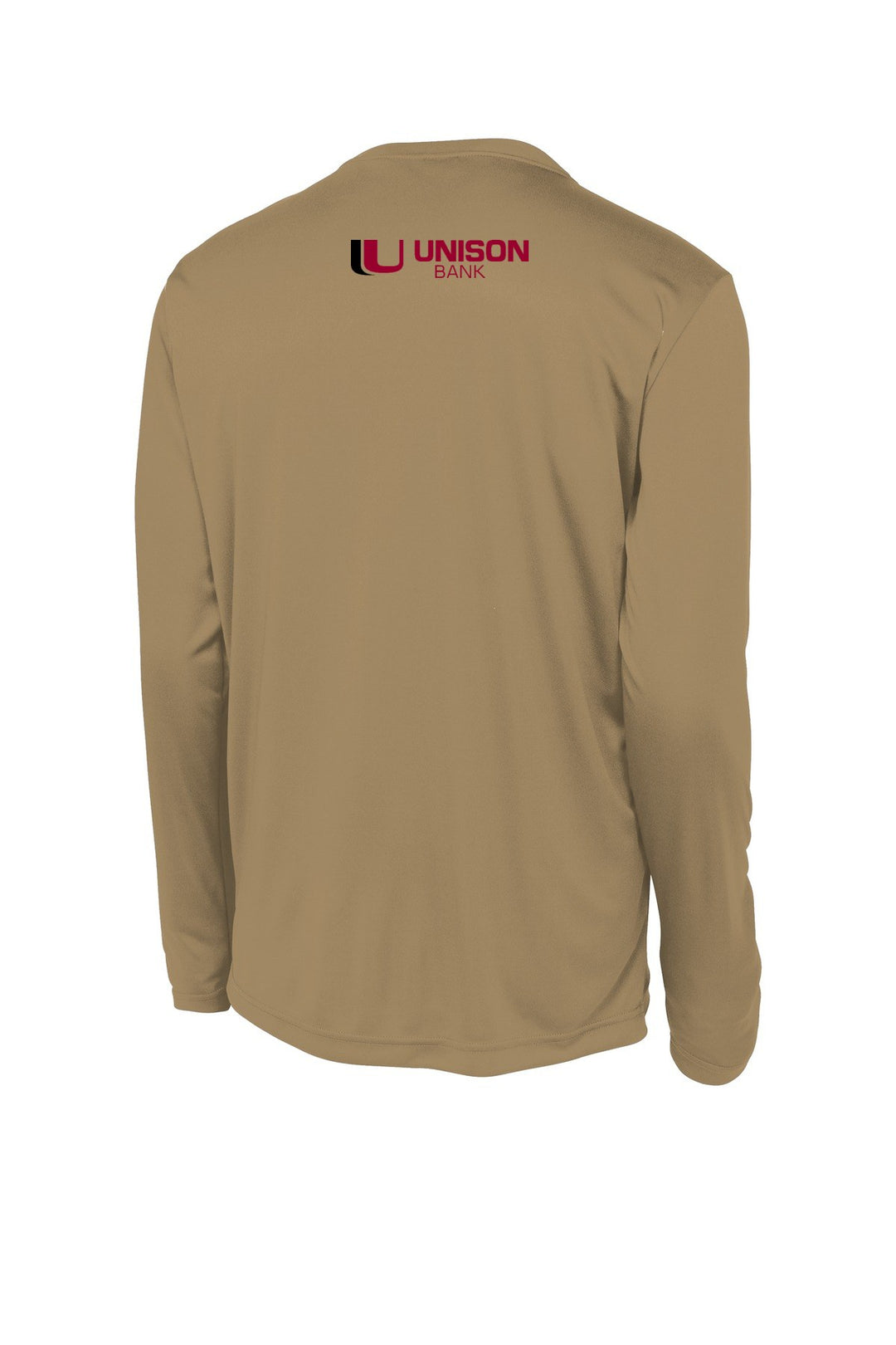 Unison Bank Sport-Tek Long Sleeve Competitor Tee. ST350LS (Front&amp;Back)