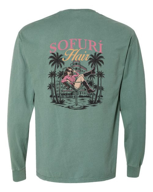 Reflections Unisex Garment-Dyed Long Sleeve T-Shirt GHD200