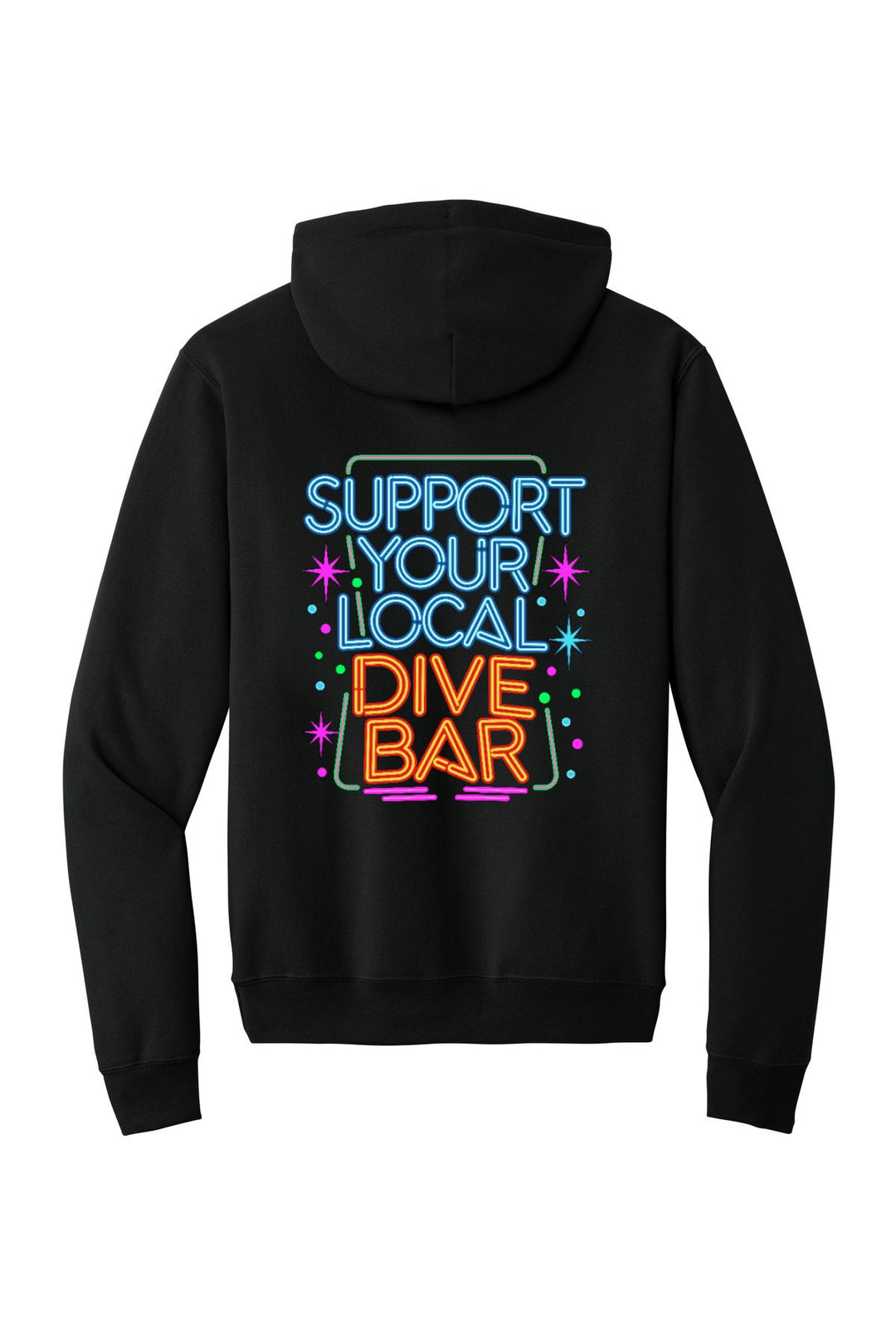 Port &amp; Company - Core Fleece Pullover Hooded Sweatshirt. PC78H — Jet Black