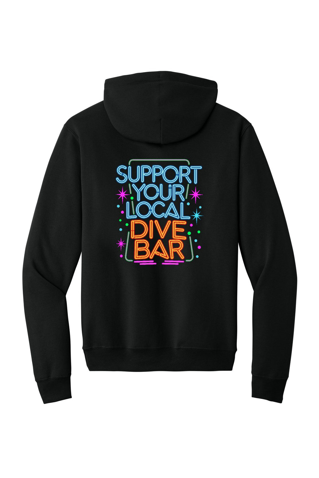 Port &amp; Company - Core Fleece Pullover Hooded Sweatshirt. PC78H — Jet Black
