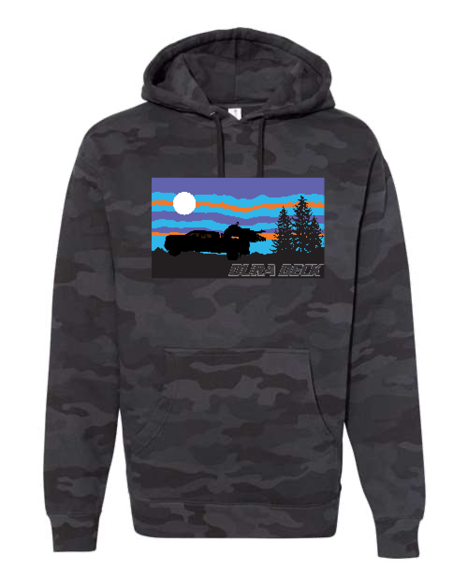 Front Design - Black Camo