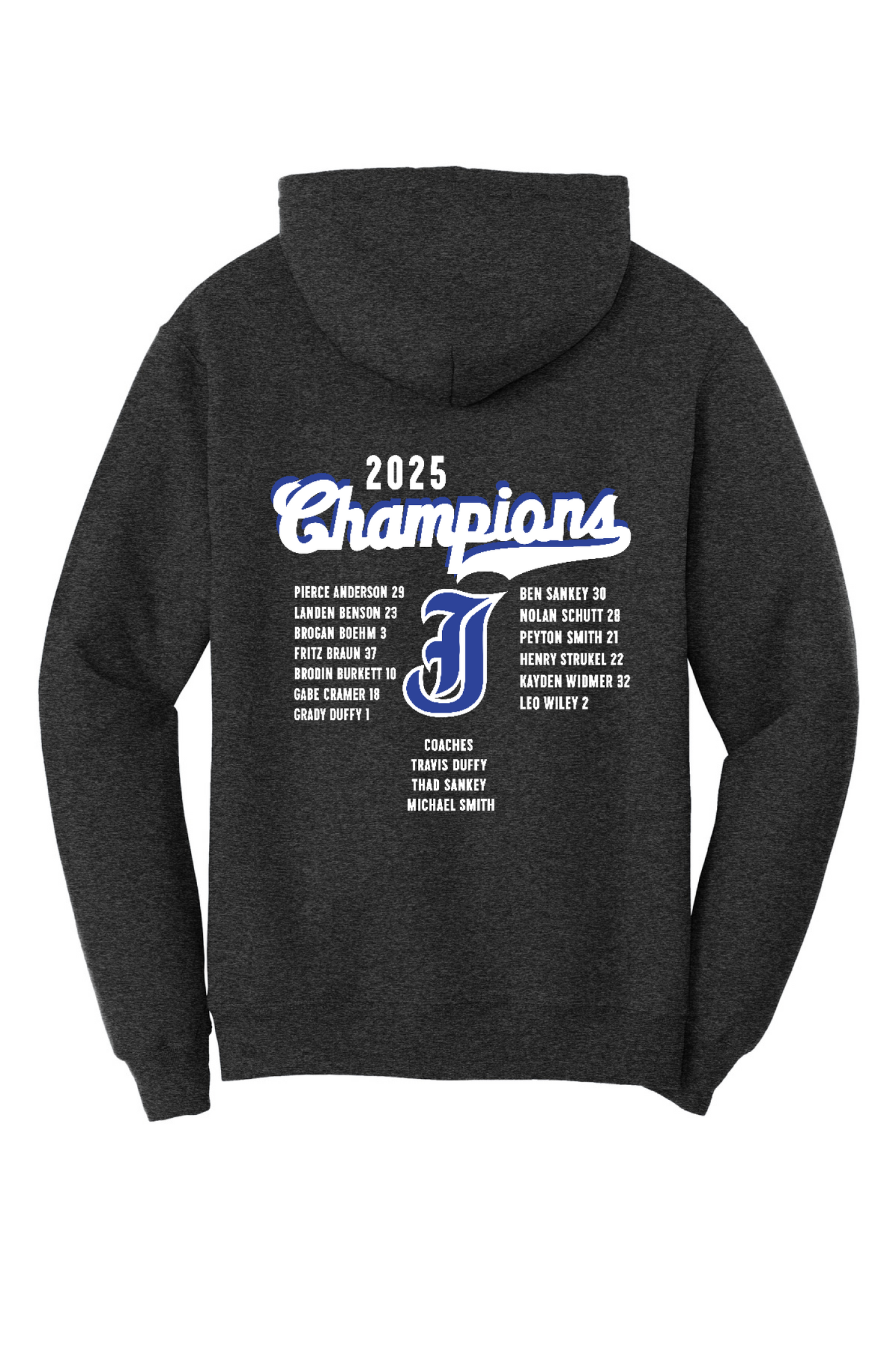 Back Design - Black Heather