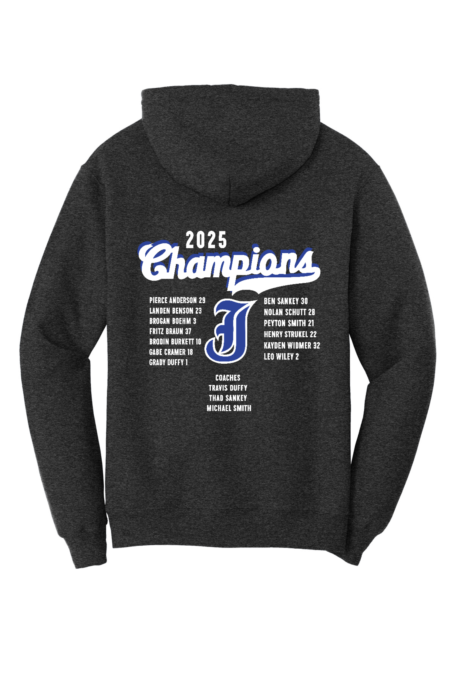 Back Design - Black Heather