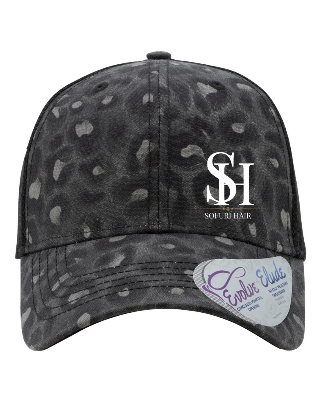 Front Design - Black Leopard/ Black