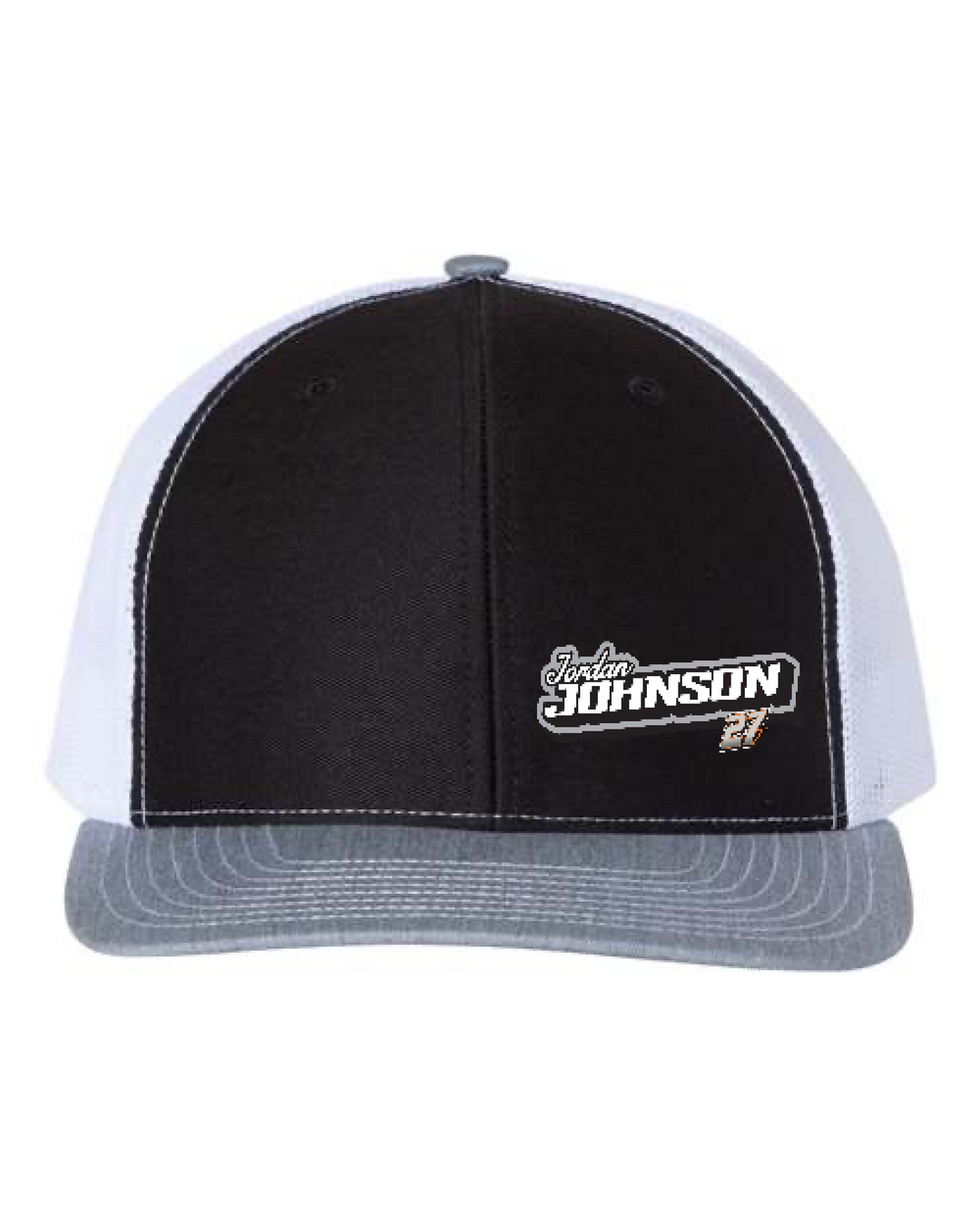 Front Design - Black/ White/ Heather Grey
