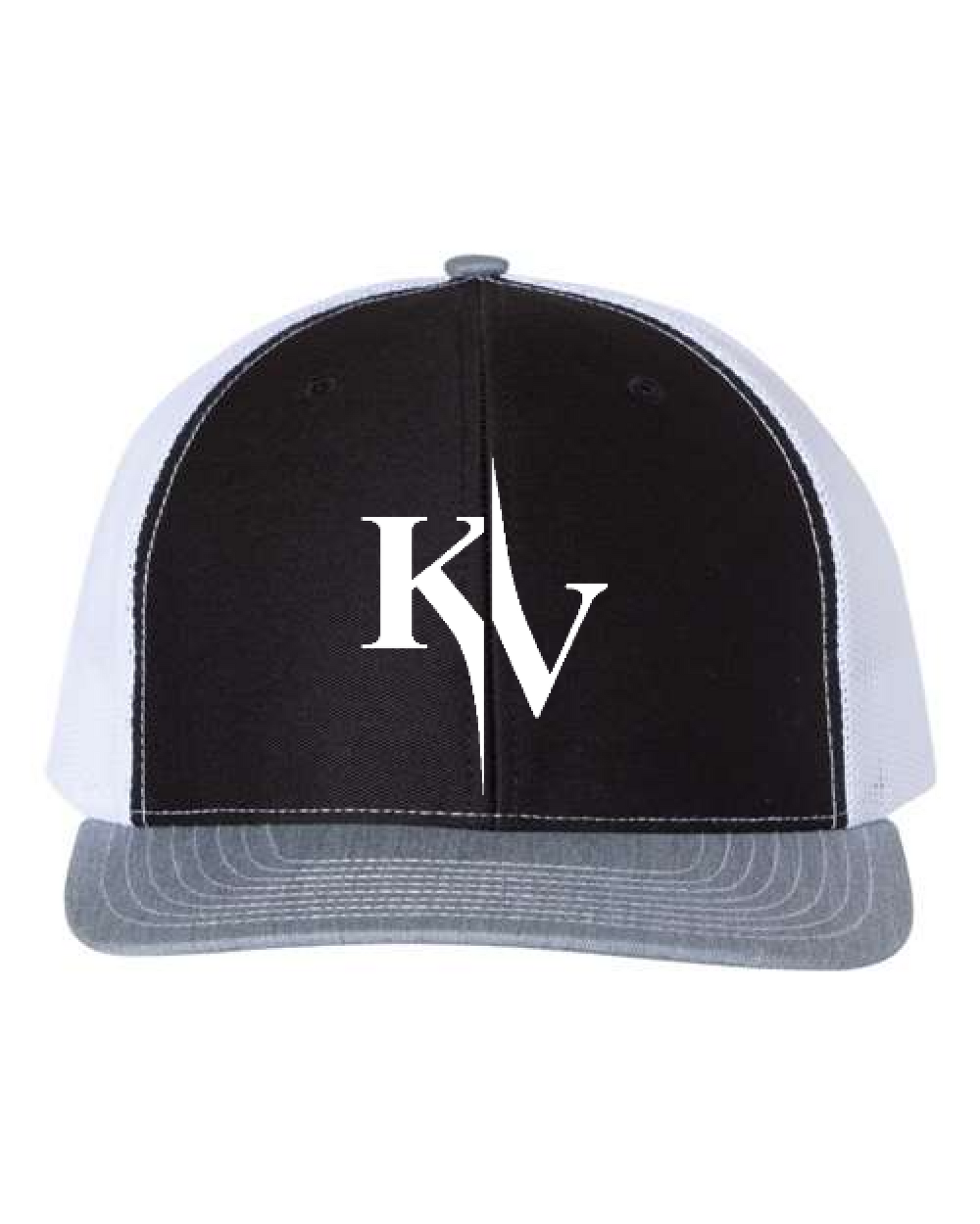 Front Design - Black/ White/ Heather Grey