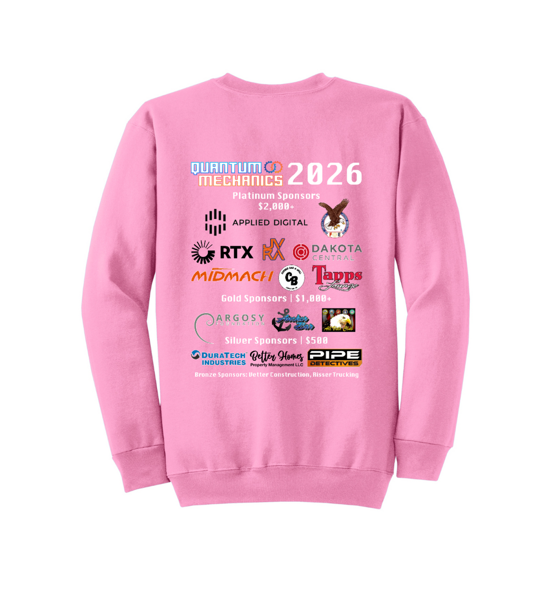 Back Design - Candy Pink