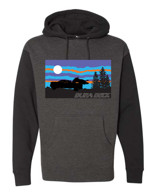 Front Design - Charcoal Heather/ Black