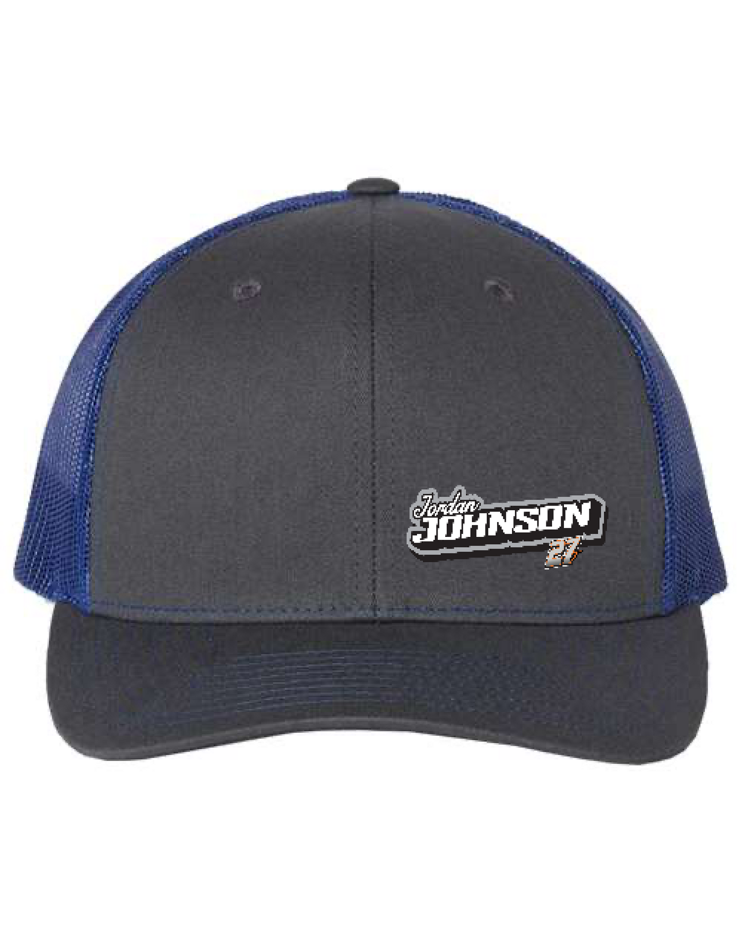 Front Design - Charcoal/ Royal