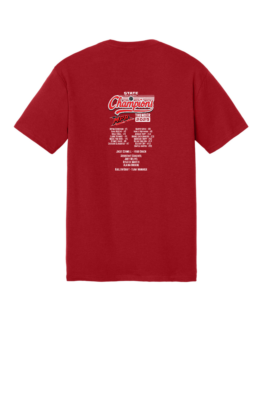 Back Design - Classic Red