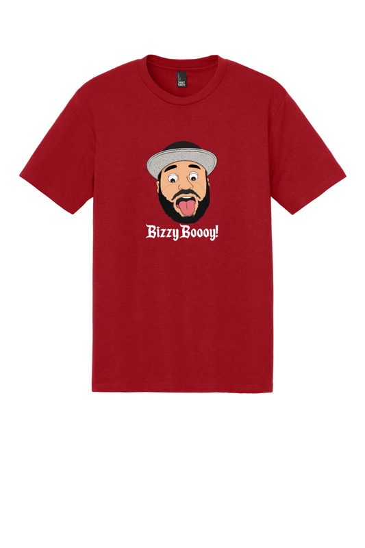 Bizzy Boy Tee Navy and Red. DM130