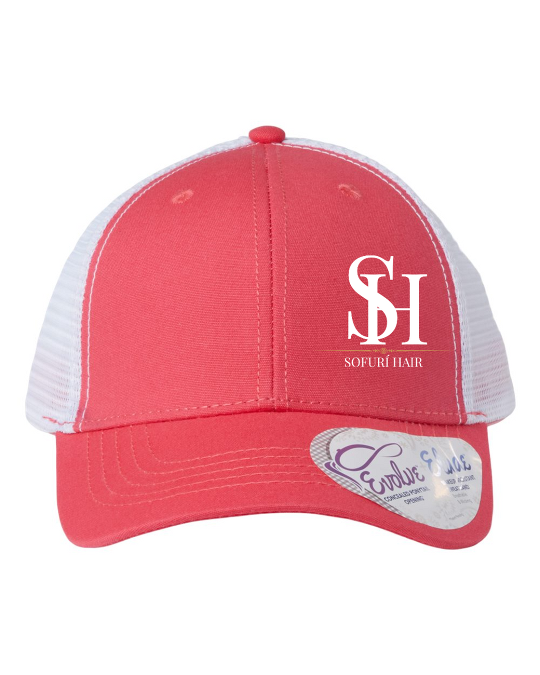 Front Design - Coral/ White