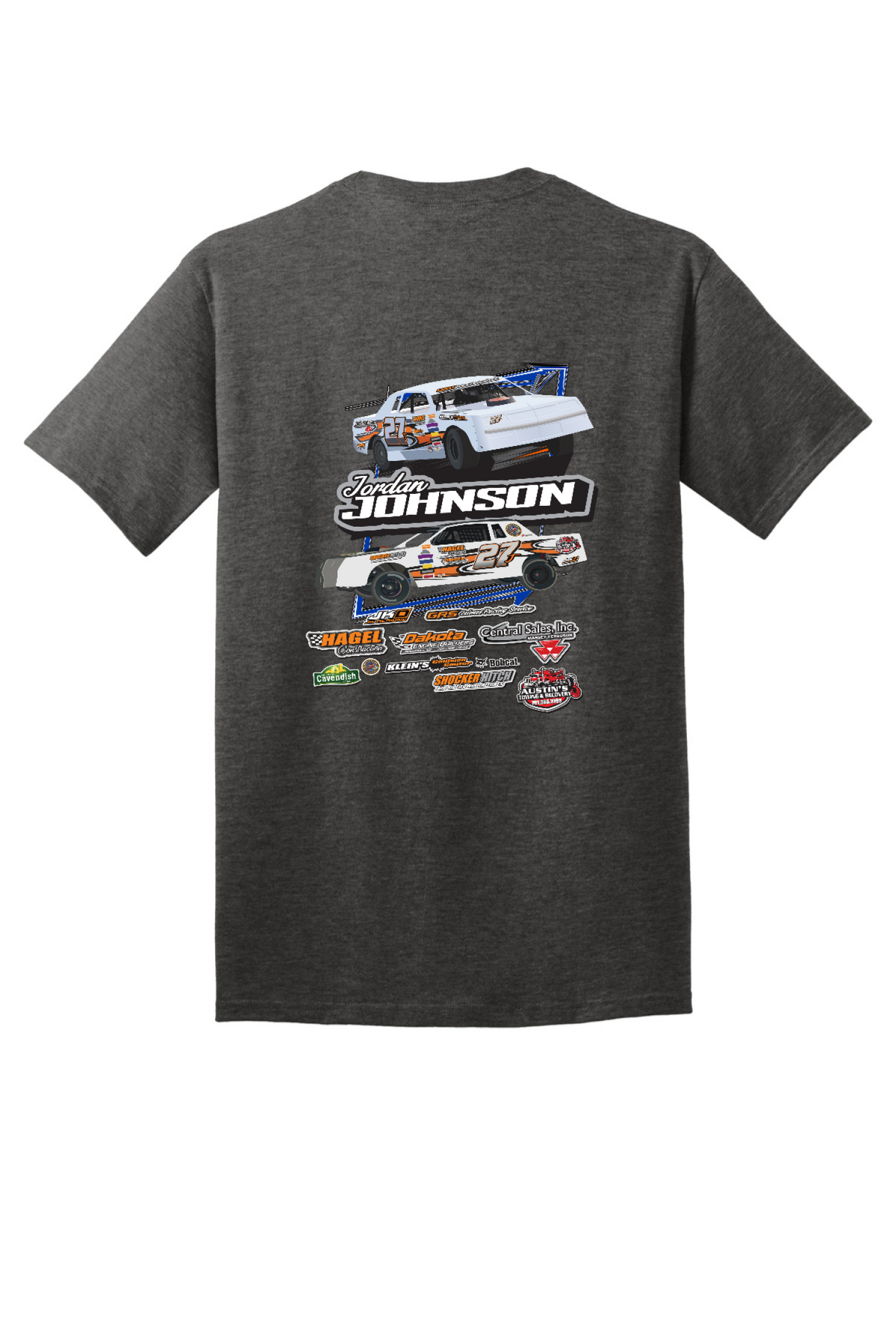 Back Design - Dark Heather Grey