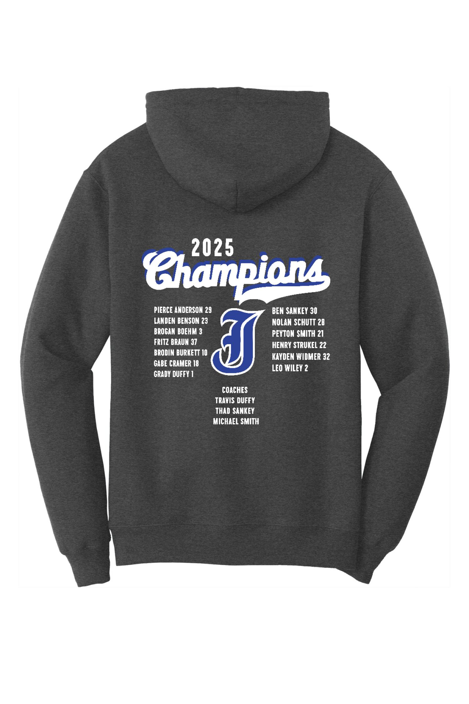 Back Design - Dark Heather Grey