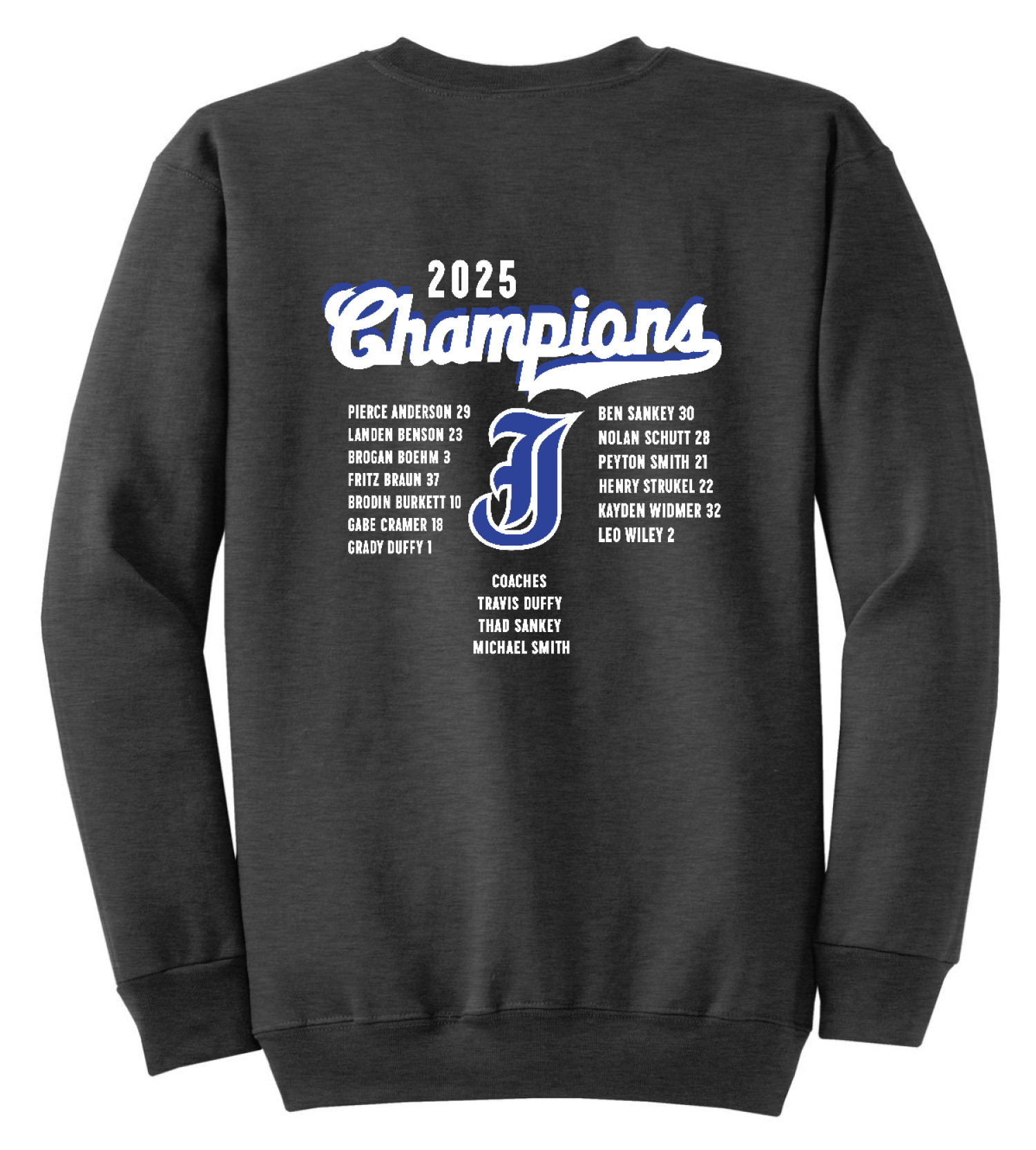 Back Design - Dark Heather Grey