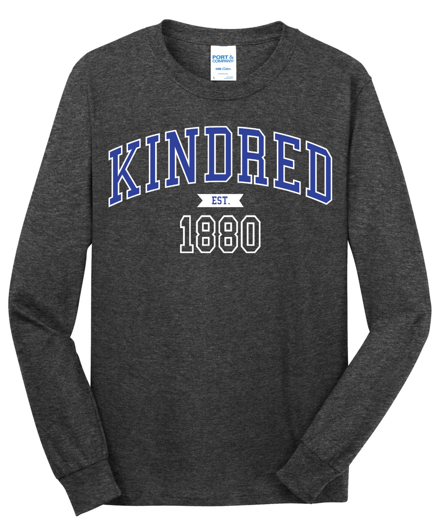 Front Design - Dark Heather Grey